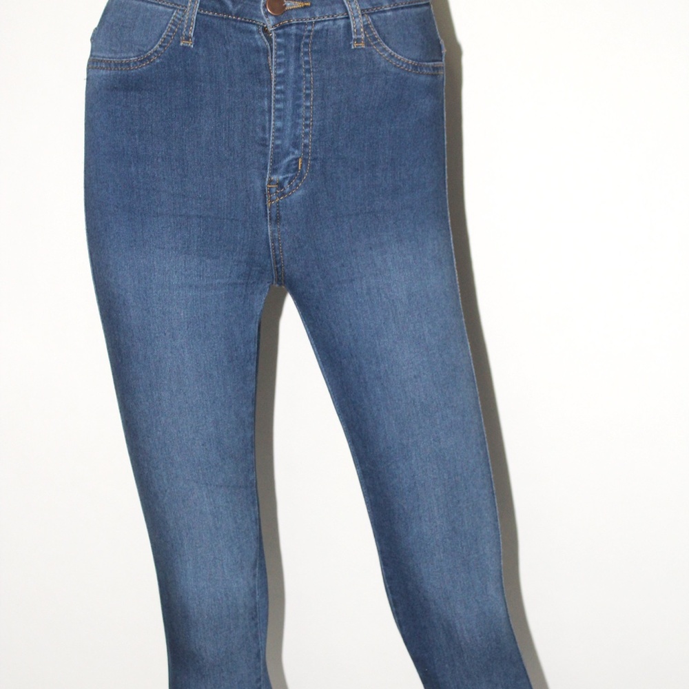 Classic High-Waist Skinny Jeans - Picture 2 of 2